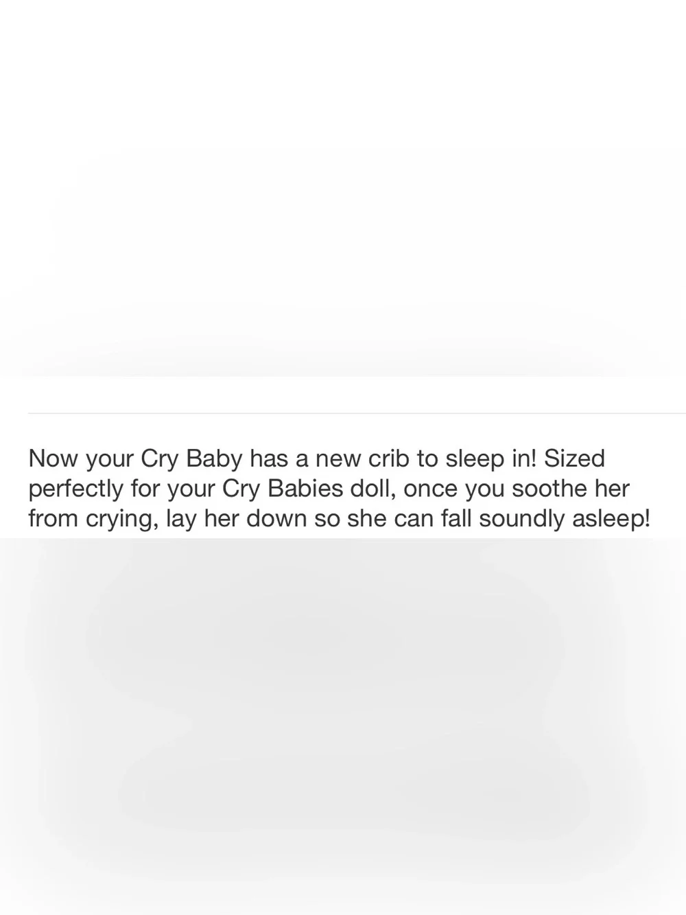CRY BABIES Doll Carrier and Doll Crib